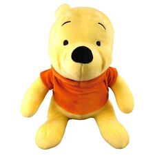 Disney Winnie the Pooh The Big One Plush Bear Orange Shirt 13 Inch Stuffed Toy picture