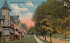 Postcard View Up Market Street Warren PA 1909 picture