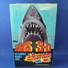 1983 Topps Jaws 3D Unopened Box 36 packs of 3-D cards & glasses NEW picture