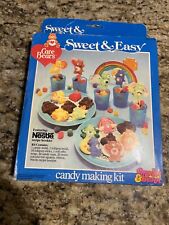 Vintage 1983 Sweet & Easy Care Bears Candy Making Kit Lollipop Mold picture