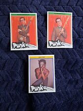 1977 Monty gum  x 3 PUNK new wave rookie cards elvis costello & iggy pop picture