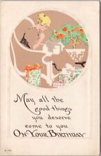 1910s HAPPY BIRTHDAY Postcard 