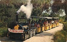 Vintage Postcard Floridaland Amusement Park Miniature Railroad Sarasota FL picture