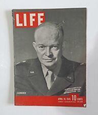 Life Mag Dwight Eisenhower Cover World War II April 16, 1945. VINTAGE/HISTORICAL picture