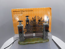 Dept 56 Halloween Spooky Wrought Iron Gate - #4047599 MIB picture