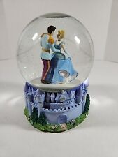 Disney Cinderella & Prince Charming Musical Snow Globe NEW No Box picture
