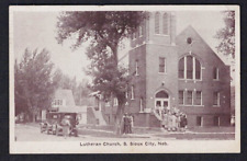 Sioux City NE Nebraska Lutheran Church Vintage Dakota County Postcard picture