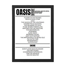 Oasis Setlist 14-10-2008-Birmingham picture