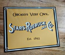 Sears Roebuck sign ... Chicago's Very Own ... retail store ... yellow picture