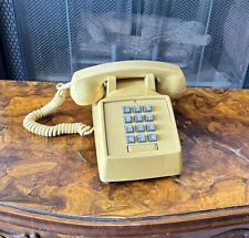 Vintage STROMBERG CARLSON Push Button Desk Telephone - Harvest Gold picture