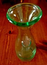 Vintage Vetreria Etrusca Green Blown Glass Fleur De Carafe Decanter 11