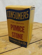 Vintage CONSUMERS Fine Ground PUMICE STONE St Louis picture