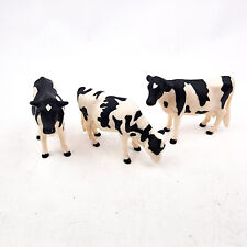 Vintage ERTL Farm Country Dairy Cow  Lot of 3 Black & White Replacement Parts picture
