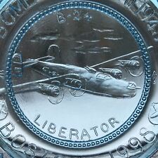 461 Bomb Group H 1943 1945 B-24 Liberator Boston 1998 Pairpoint Glass  Cup Plate picture