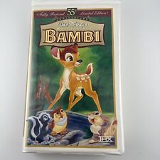 WALT DISNEY BAMBI VHS Fully Restored 55th Anniversary Limited Edition picture