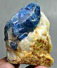 141 Gram Fluorescent Top Quality Afghanite Crystal Specimen On Calcite Matrix picture
