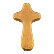  1pcs Mini Wooden Clinging Cross, Holding Cross Cross for Praying  2.36*1.3 Inch picture