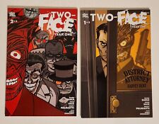 Two-Face Year One #1-2 Complete Series Set 2008 DC Prestige Comics Lot Batman picture