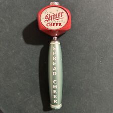 Shiner Holiday Cheer Beer Tap Handle Spread Cheer Old School Rare picture