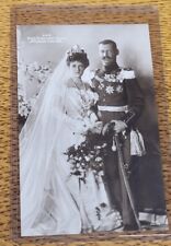 Prince Rupprecht Bayern Princess Gabrielle German Royalty Wedding Postcard picture