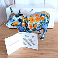Cow Parade Moo-nay's Garden #9186 Monet Sunflowers 2001 Kansas City Box & Tag picture