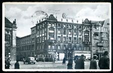 GERMANY Posen/ POLAND Poznan Postcard 1940s Hotel Bazar Street View picture