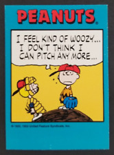 Charlie Brown Baseball 1992 Peanuts Card #69 (NM) picture