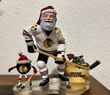 Danbury Mint Chicago Blackhawks Santa Figurine -  RARE picture