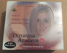 2000 Upper Deck Christina Aguilera factory sealed card box Possible autograph picture