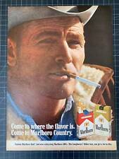 Vintage 1968 Marlboro Cigarettes Print Ad picture