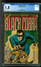 Black Cobra 1 CGC 1.8 Classic USSR Spy Cover 10-11/1954 Ajax picture