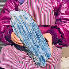 16.98LB Natural blue kyanite quartz crystal rough mineral speciman healing picture