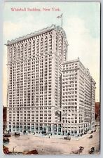 New York City NY Whitehall Building Downtown Streetview DB WOB Postcard picture