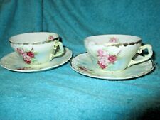 German Teacup and Saucer Set of 2 Weimar brand Germany Vintage picture