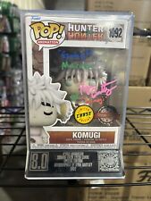 Ryan Bartley signed komugi chase funko pop with coa graded hunter x hunter  picture