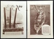 1929 World Naval pictorial Battleships Cruisers Destroyers Aircraft Carriers picture