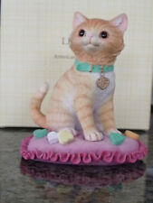 Lenox Be My Valentine Kitty I Love My Cat Wearing Charm Necklace Pink Heart New picture