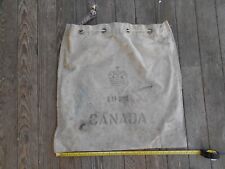 Old Vintage 1974 Heavy Canvas Mail Bag Canada Post picture