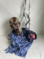 Spirit Halloween Hanging Bloody Barbwire Zombie Decoration picture