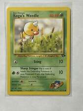 Koga's Weedle Near mint English  82/132  Gym Challenge picture