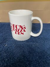 VINTAGE 1986 FOX’s PIZZA DEN COFFEE CUP MUG~Estate Find picture