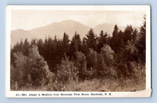 RPPC 1915. RANDOLPH, NH. MTS ADAMS & MADISON. POSTCARD KK13 picture