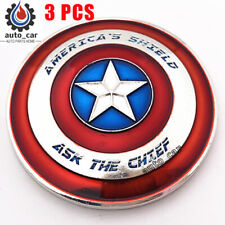 3 Captain America Pentagram Shield Commemorative Challenge Coin Collection Gift picture