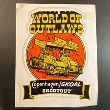 World of Outlaws Copenhagen Skoal Shootout Sprint c1983 Decal 4