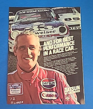 1980 Datsun Vintage 1980's Print Ad w/ Paul Newman Bob Sharp Racing 280-ZX picture