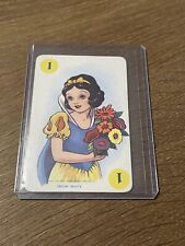 EXTREMELY RARE 1937 SNOW WHITE 1ST EDITION CARD GAME CARD CASTELL LTD PEPYS RARE picture