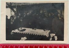 1950s Dead Child Young Boy in Open Coffin Funeral Post Mortem Orig Vintage Photo picture