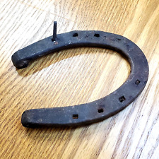 Vintage Authentic Horse Shoe With One Nail Rusty & Old picture