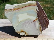 TCR WILLOW CREEK JASPER/AGATE/LAPIDARY POLISHED (BOTH SIDES) SLAB 382 GRAMS picture