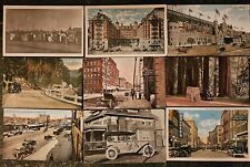 Nine Early Automobile Postcards 1904-1930s picture